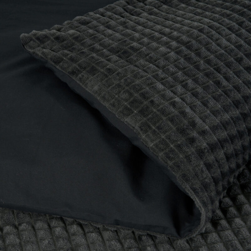 Sleeptime Check Teddy Antraciet 140 x 220