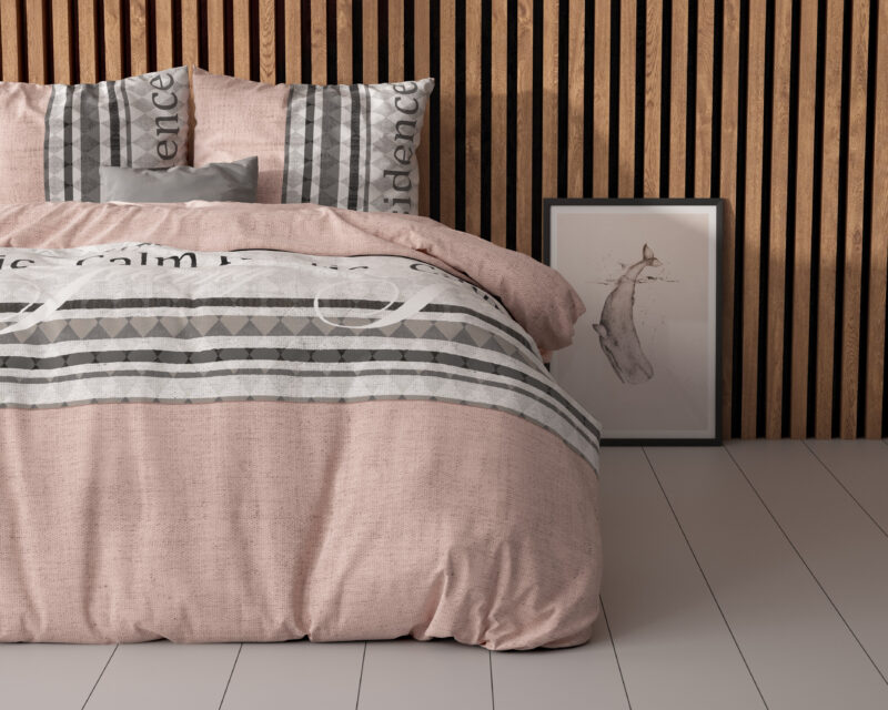 Sleeptime bed 200 x 220 cm van Katoen/Polyester - Grijs