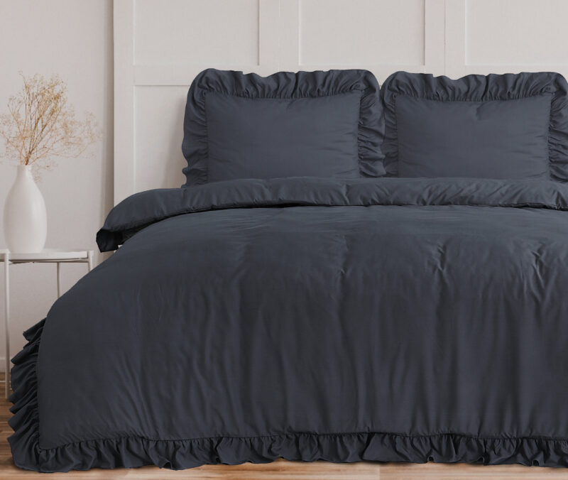 Ruffles Antraciet 240 x 200/220