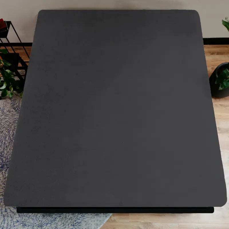 Sleeptime laken 160 x 200 cm van 100% Teddy Polyester, Antraciet 160 x 200 cm