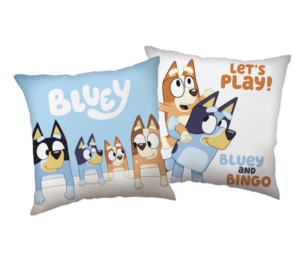 Bluey sierkussen Let's Play 40x40 cm - Blauw - 40 x 40 cm - Polyester