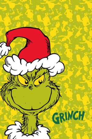 Grinch fleece deken 100 x 150 cm - Multicolor - 100 x 150 cm - Polyester