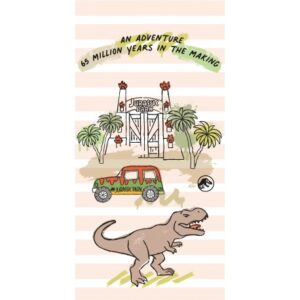 Jurassic World handdoek 70 x 140 cm Katoen - Multicolor - 70 x 140 cm - 100% katoen
