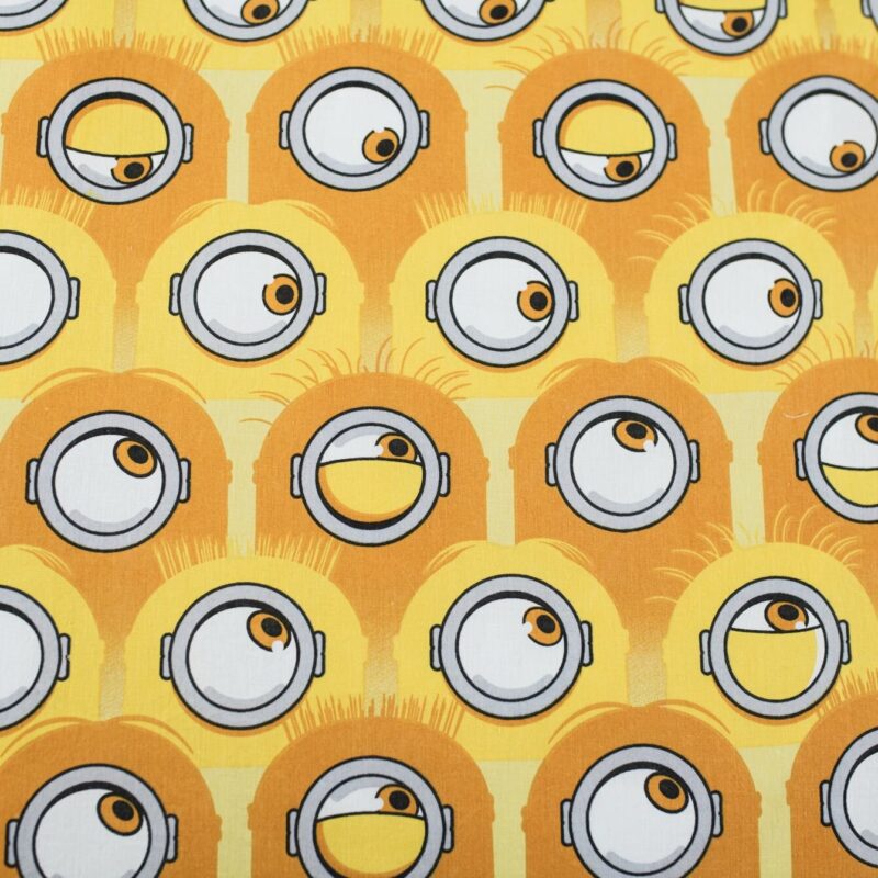 Minions dekbedovertrek 140 x 200 cm van 100% katoen, 140 x 200 cm