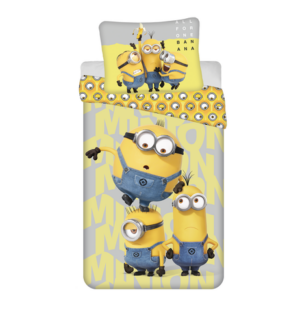 Minions dekbedovertrek 140 x 200 cm - Multicolor - 140 x 200 cm - 100% katoen