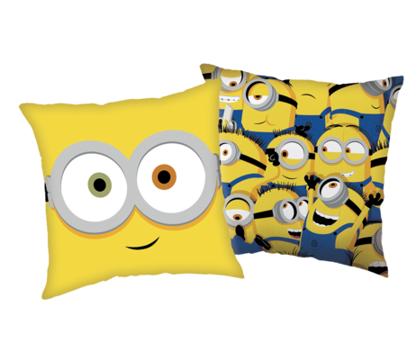 Minions kussen - Geel - 40 x 40 cm - 100% Polyester