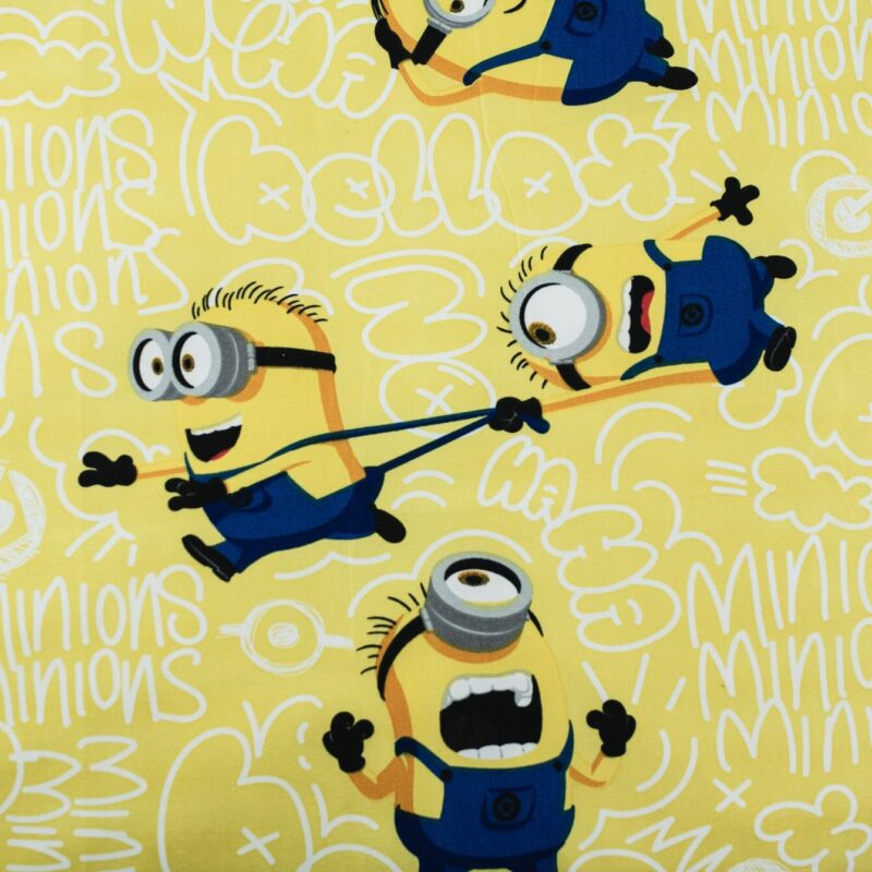 Minions dekbedovertrek 140 x 200 cm van 100% Polyester Microvezel, 140 x 200 cm
