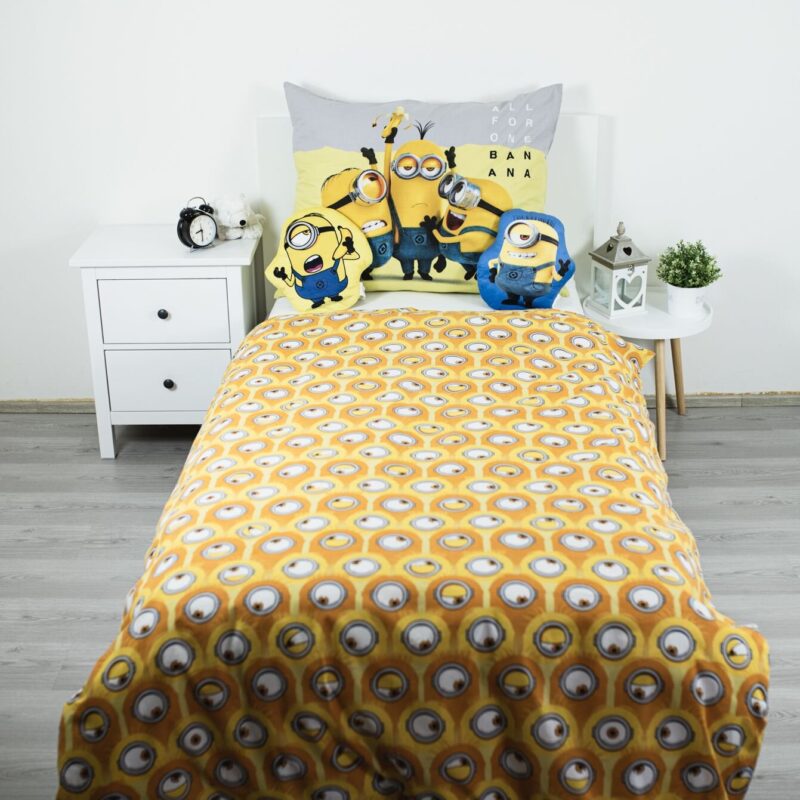 Kussen banana bellen 35 x 33 cm van Minions, Multicolor