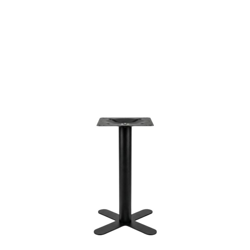 LABEL51 Eetkamertafel X-Poot - Zwart - Metaal - X-Poot 50x50 cm