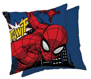 Spiderman sierkussen blauw 40 x 40 cm - Blauw - 40 x 40 cm - 100% Polyester