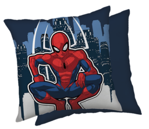 Spiderman sierkussen blue buildings 40 x 40 cm - 40 x 40 cm - 100% Polyester