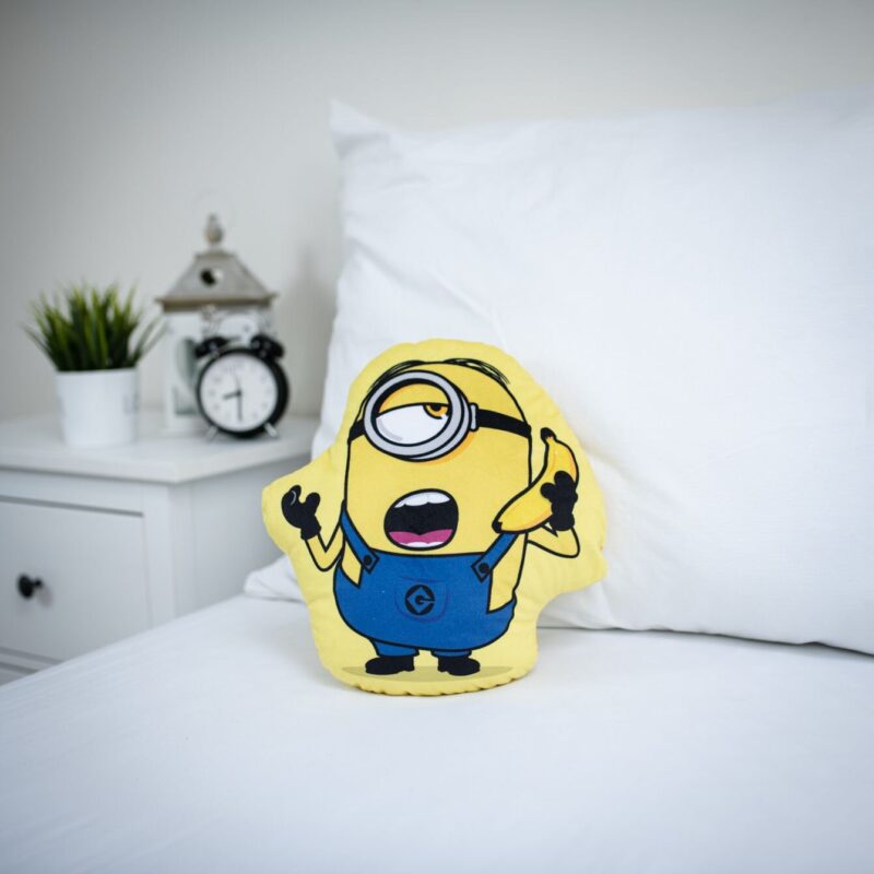 Banana bellen hoofdkussen van Minions, 35 x 33 cm, kussensloop 35 x 33 cm