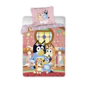 Bluey dekbedovertrek family 140 x 200 cm - Multicolor - 140 x 200 cm - 100% katoen
