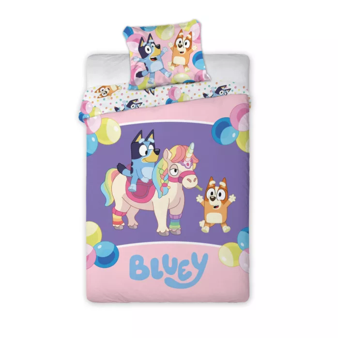 Bluey Dekbedovertrek magical party 140 x 200 cm - katoen