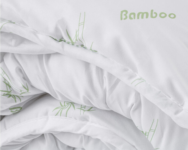 Dreamhouse dekbed 140 x 200 cm van 100% Microvezel met Bamboo touch, Wit 140 x 200 cm