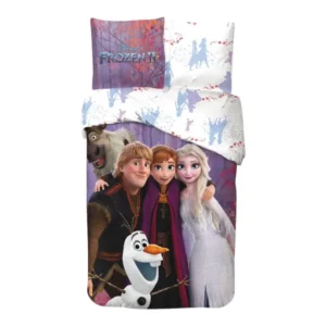 Disney Frozen dekbedovertrek Magic Team 140 x 200 cm - Multicolor - 140 x 200 cm - 100% katoen