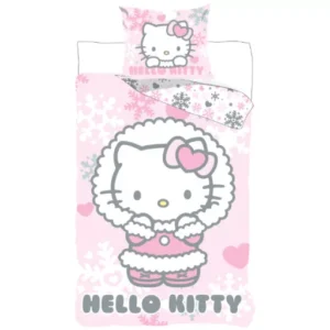 Hello Kitty dekbedovertrek 140 X 200 cm - Roze - 140 x 200 cm - 100% katoen - kussensloop 70 x 90 cm