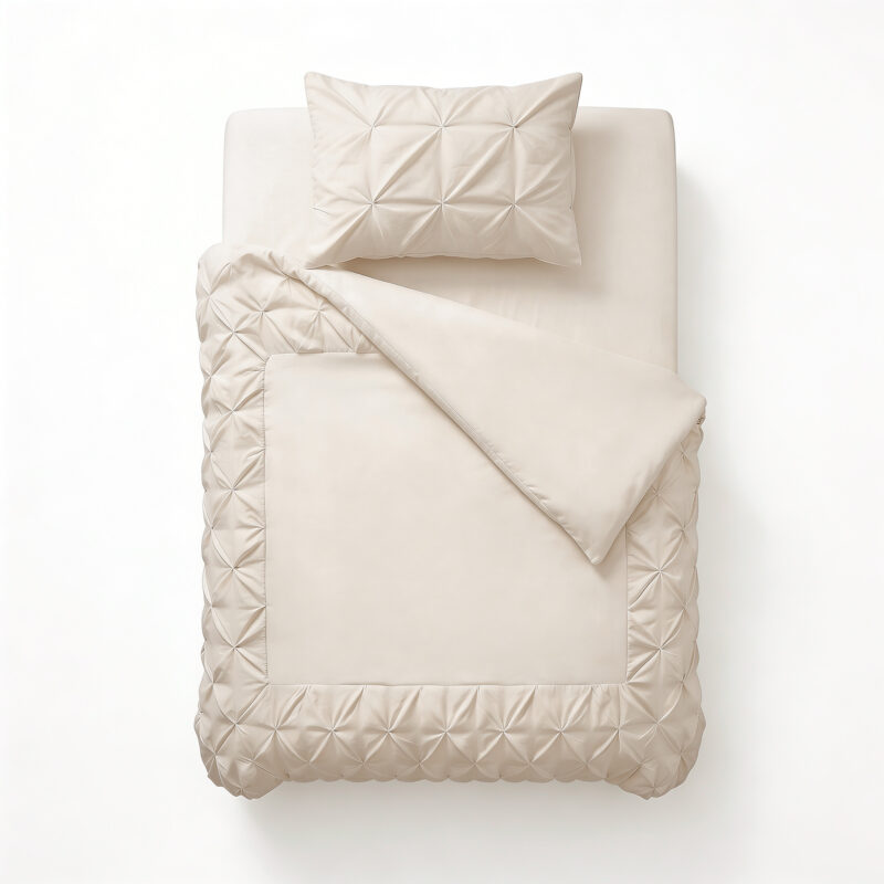 Sleeptime Border Pintuck Beige 140 x 200/220 cm