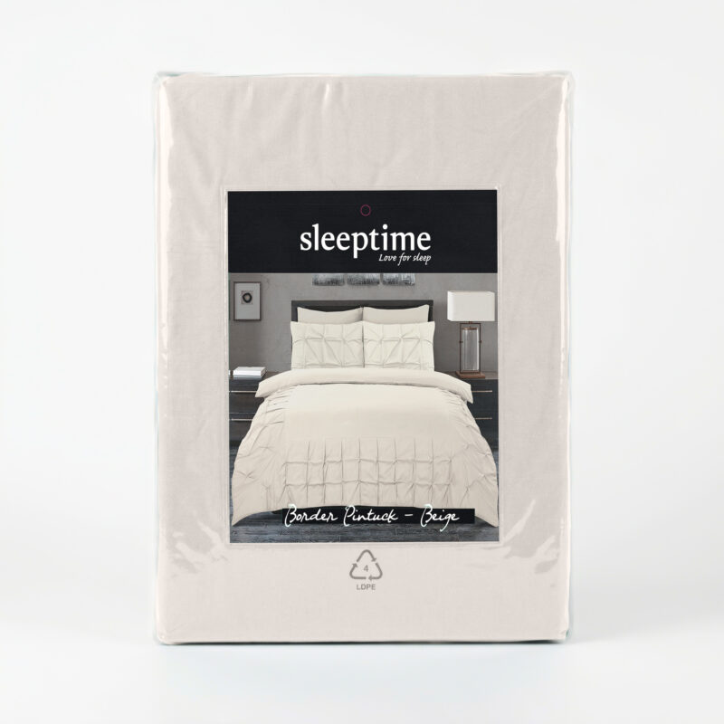 Sleeptime bed 240 x 220 cm van Microvezel - Beige