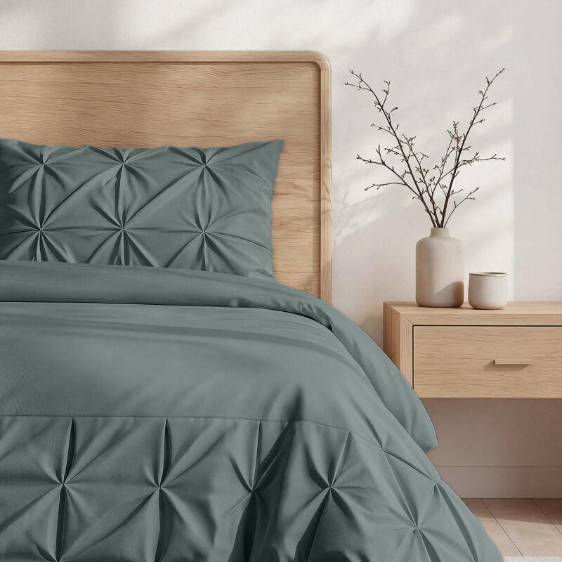 Border Pintuck Groen 240 x 200/220