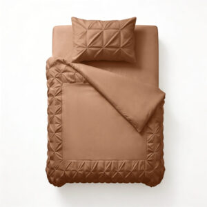 Sleeptime Border Pintuck Mocha Moose 140 x 200/220