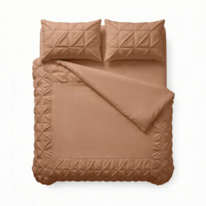 Sleeptime Border Pintuck Mocha Moose 240 x 200/220