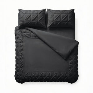 Sleeptime Border Pintuck Zwart 200 x 200/220