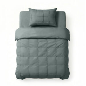 Sleeptime Check Pintuck Groen 140 x 200/220