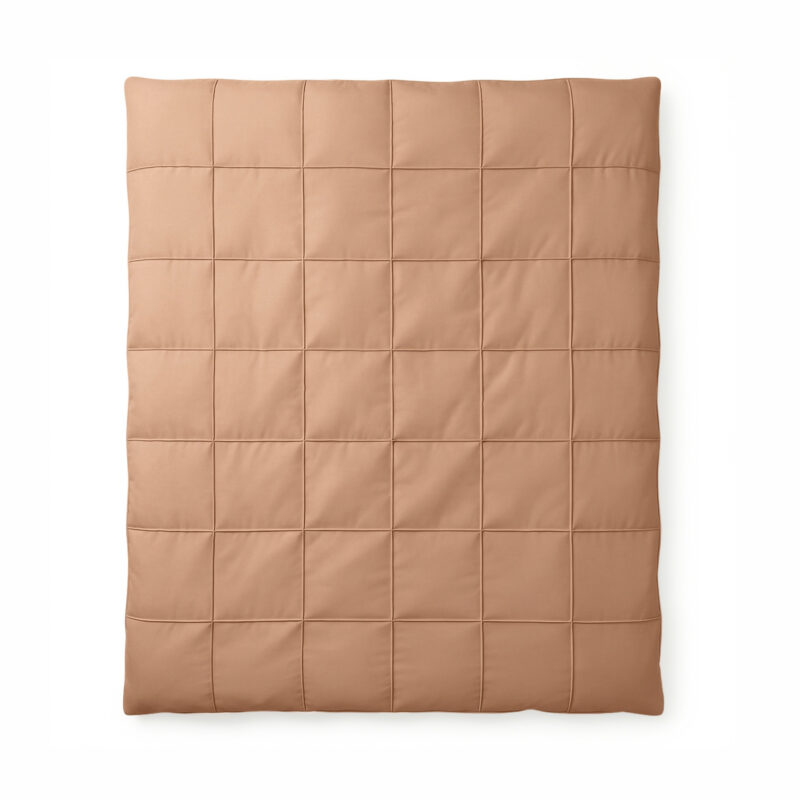 Check Pintuck Mocha Moose 140 x 200/220