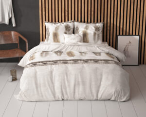Sleeptime Feathers 3 Grijs 200 x 220