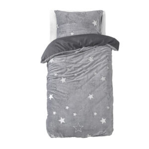 Sleeptime Glow in the dark Stars Grijs 140 x 220
