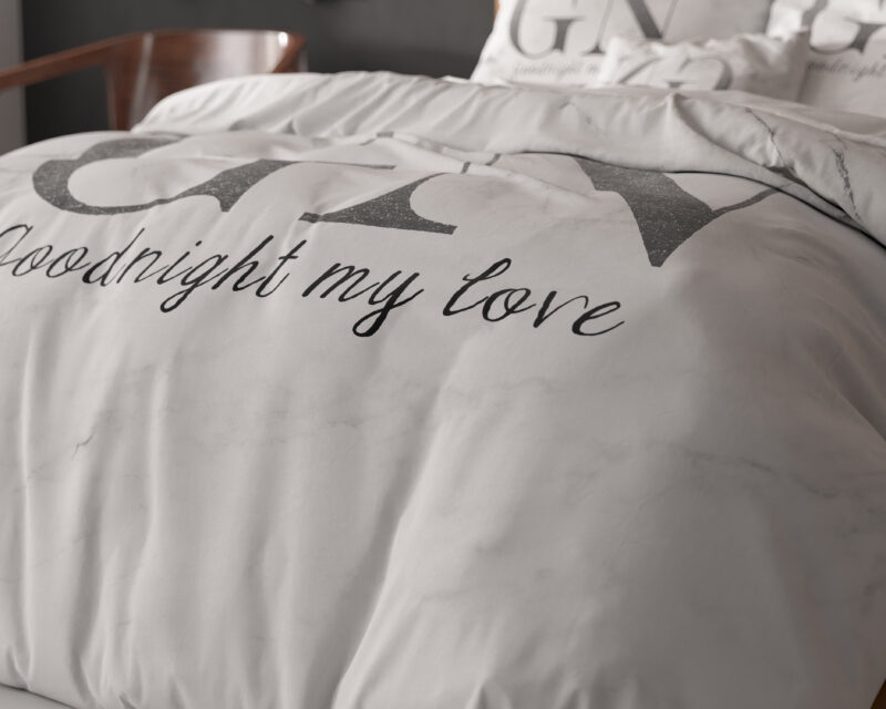 Sleeptime bed 140 x 220 cm van Microvezel - Zilver