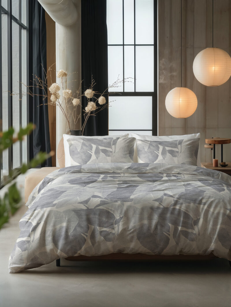 Lunara Silver - Sleeptime bed 200 x 220 cm van Katoen