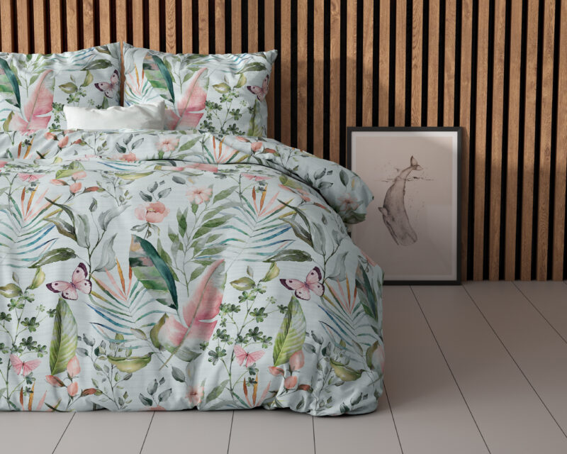 Sleeptime bed 140 x 220 cm van Micropercal / Katoen - Groen