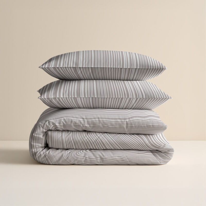 Pinstripe Taupe 140 x 220 Sleeptime