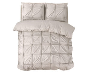 Sleeptime Punch pintuck Taupe 240 x 200/220