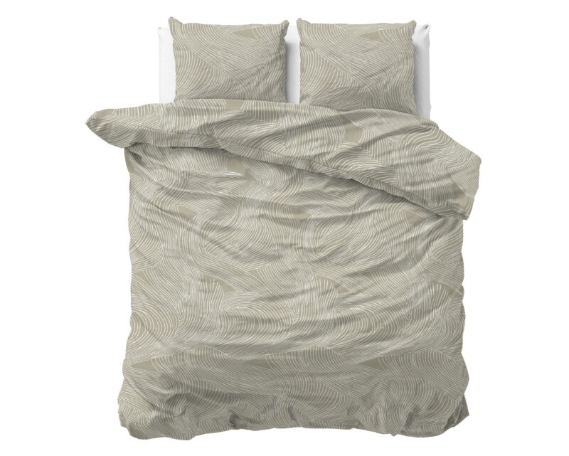 Sleeptime Ripple Taupe 240 x 220 cm