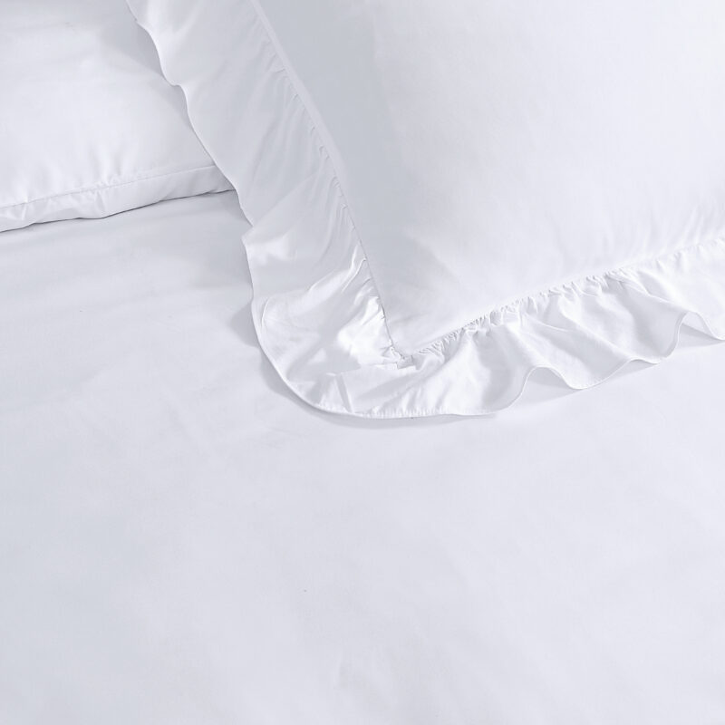 Sleeptime Ruffles Wit 200 x 220