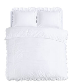 Sleeptime Ruffles Wit 200 x 200/220