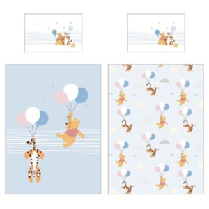 Disney Winnie The Pooh dekbedovertrek balonnen 100 x140 cm - Multicolor - 100 x 140 cm - Katoen