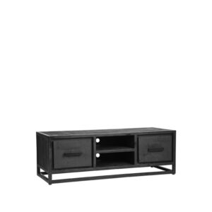 Label51 kast - Zwart - Mangohout - foto 1