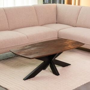 Label51 tafel Zane - Espresso - Mangohout
