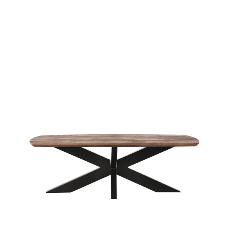 Mangohout bijzettafel Zane van Label51