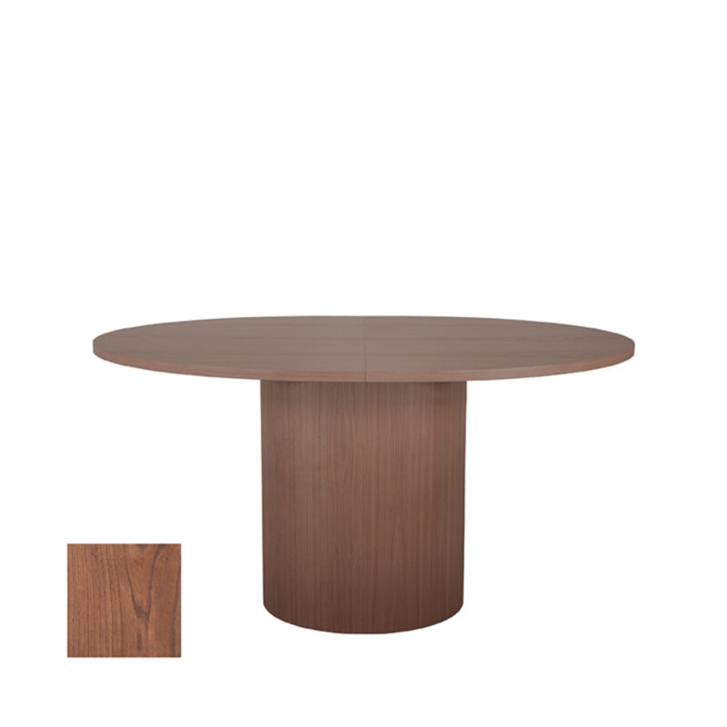 LABEL51 Eetkamertafel Oliva - Walnoot - Eiken - 150-200 cm - Uitschuifbaar