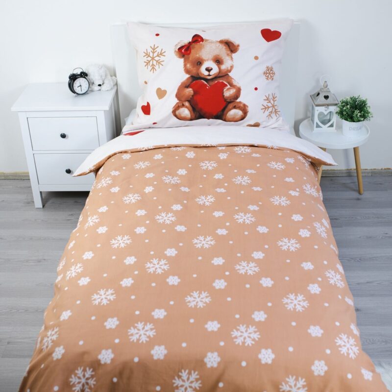 Teddy Bear dekbedovertrek katoen