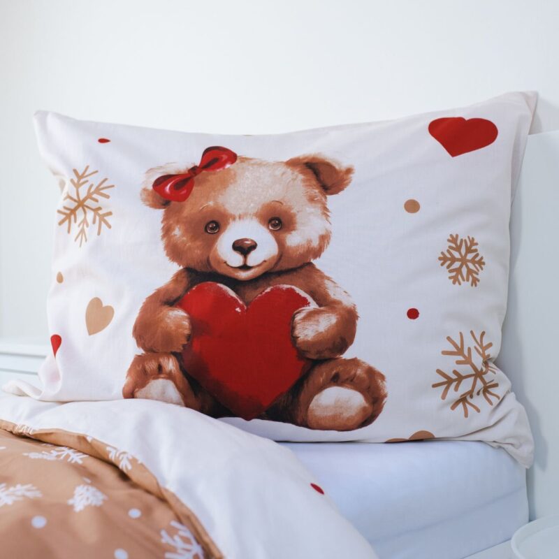 Teddy Bear Heart dekbedovertrek