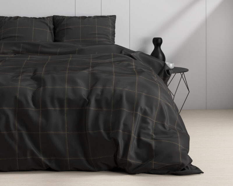 Dreamhouse Deep check Grey 240 x 220