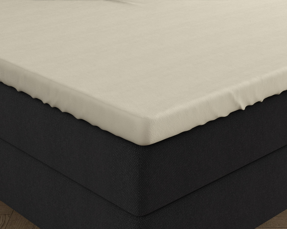 Hoeslaken Creme 80/90 X 200/220 cm 80 x 200 cm van Dreamhouse, Crème
