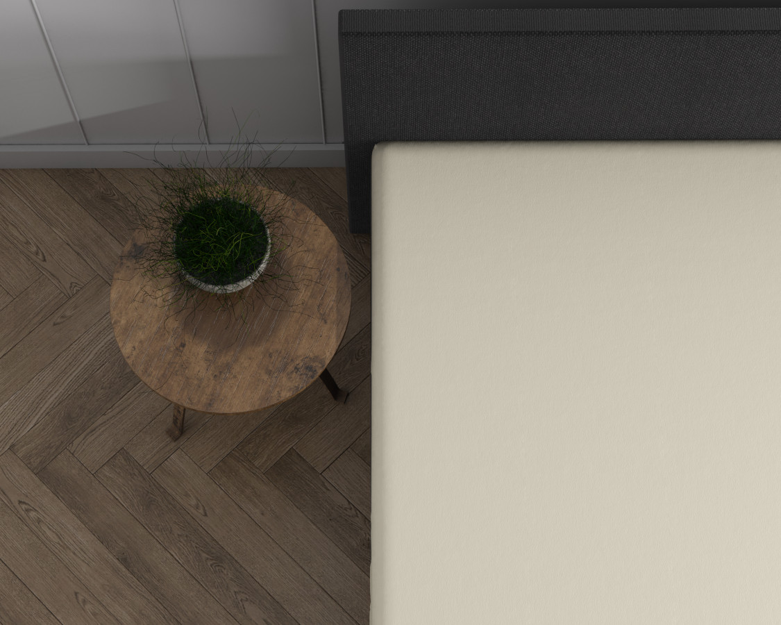 Dreamhouse laken 80 x 200 cm van 100% Katoen gebreid, Creme 80/90 X 200/220 cm