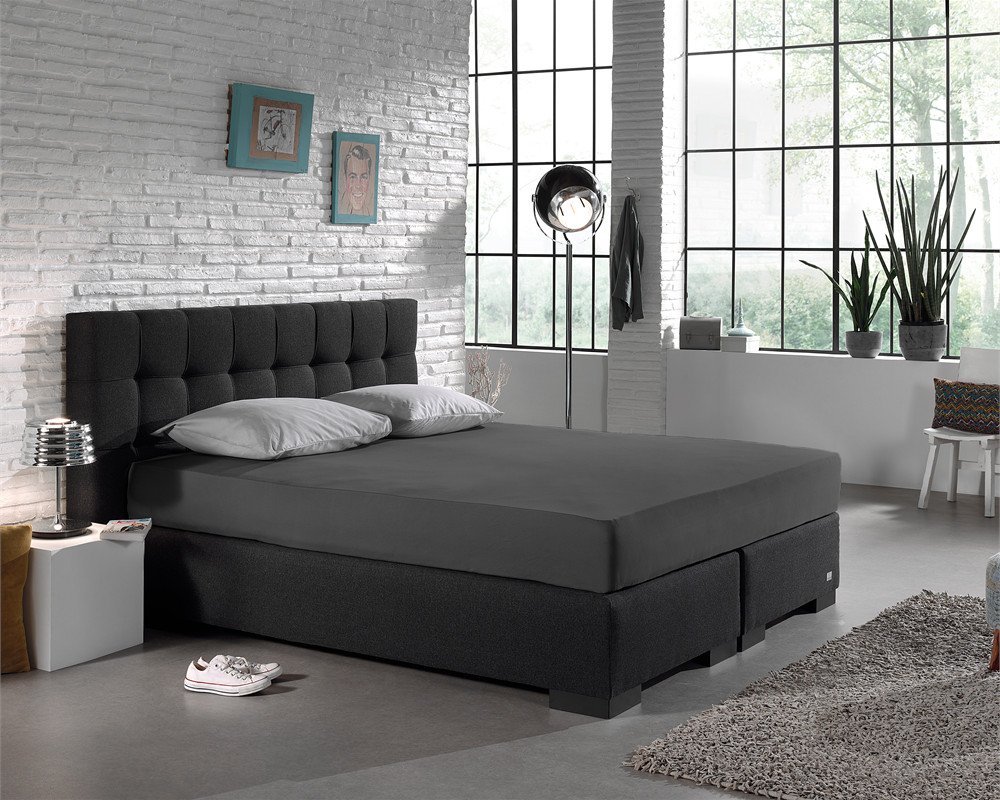 Dreamhouse Enkel Jersey 135 gr. Hoeslaken Antraciet 140 x 200